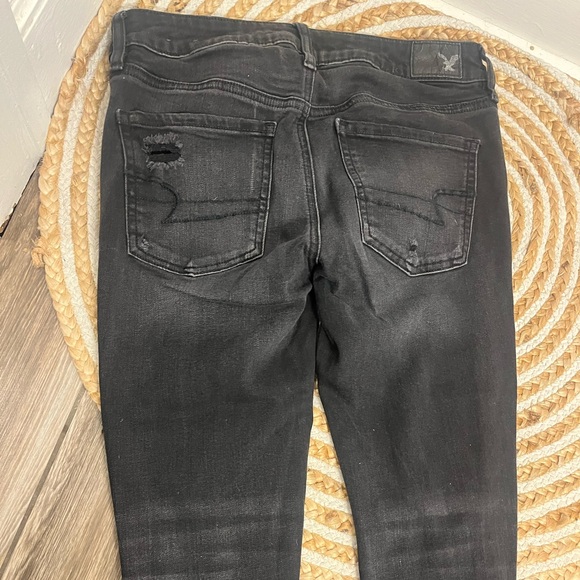 American Eagle Sz 6 Black Jeans - Picture 4 of 5